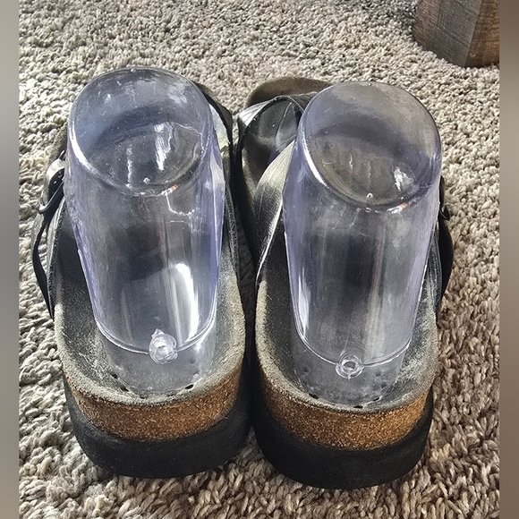 Mephisto Helen Thong Sandals Cork Footbed Metallic Size 42 (Womens US 12) - Picture 9 of 10